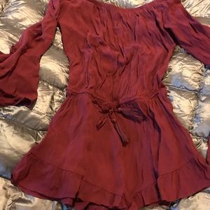 Off the shoulder romper